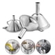 thumbnail image 3 of Set de embudos YEVIOR 3 en 1 de acero inoxidable para cocina, 3 of 7