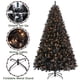 thumbnail image 3 of Árbol de Navidad Yaheetech 2,3 m Preiluminado Negro, 3 of 3
