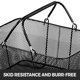 thumbnail image 3 of Shopping Baskets Mophorn de metal negro con asas, juego de 12 piezas, 3 of 9