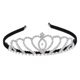 thumbnail image 2 of Corona De Pelo Con Diamantes De Imitación De Cristal, Tiara, Diadema, Joyería Para Boda, Tocado, 2 of 5