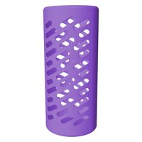 Magideal - Botella De Vidrio -Silicone -Botella De La Botella De La Cubierta De Silicona Cubierta Protectora Protección De La Cubierta Portátil De La Copa Portát , Púrpura, 40 Onzas Púrpura 40Oz