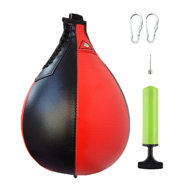 Saco De Velocidad De Boxeo Saco De Boxeo Colgante Speedball Fitness  Fighting Negro Rojo