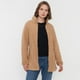 thumbnail image 3 of Chaqueta Mujer Polar Larga Camel Corona, 3 of 5