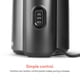 thumbnail image 4 of Exprimidor lento NutriBullet NBJ50300, 150 W, 700 ml, color negro, 4 of 9