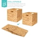 thumbnail image 3 of Cestas de almacenamiento Best Choice Products Hyacinth, 30 x 30 cm, juego de 5, 3 of 7