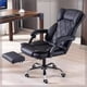 thumbnail image 2 of Silla ejecutiva de escritorio Novo reclinable apoya pies blanco, 2 of 4