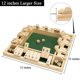 thumbnail image 5 of Juego Shut The Box AMEROUS para 4 jugadores con 12 dados para toda la familia, 5 of 7