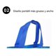 thumbnail image 2 of Pack 12 Bolsa Reutilizable Búho D Compras Regalo 36x26cm, 2 of 2