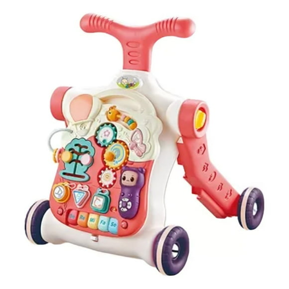 Caminador Bebe 5 en 1 Rosado