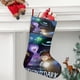 thumbnail image 2 of Orion y la Oscuridad Tema: Calcetines de Navidad, fino lino blanco para colgar en escaleras y chimenea, decoración navideña para el hogar, regalo de Navidad.54cm×38cm, 2 of 5