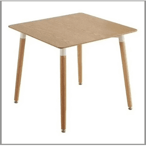 Habita2 Chile - Mesa Para Oficina O Comedor Cudrada 80X80 Con Tope De Mdf - Wood