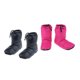thumbnail image 5 of 2 Pares De Pantuflas De Plumón De Ganso Blanco Botines Cálidos De Invierno Negro XL + Rosa Rojo L, 5 of 5