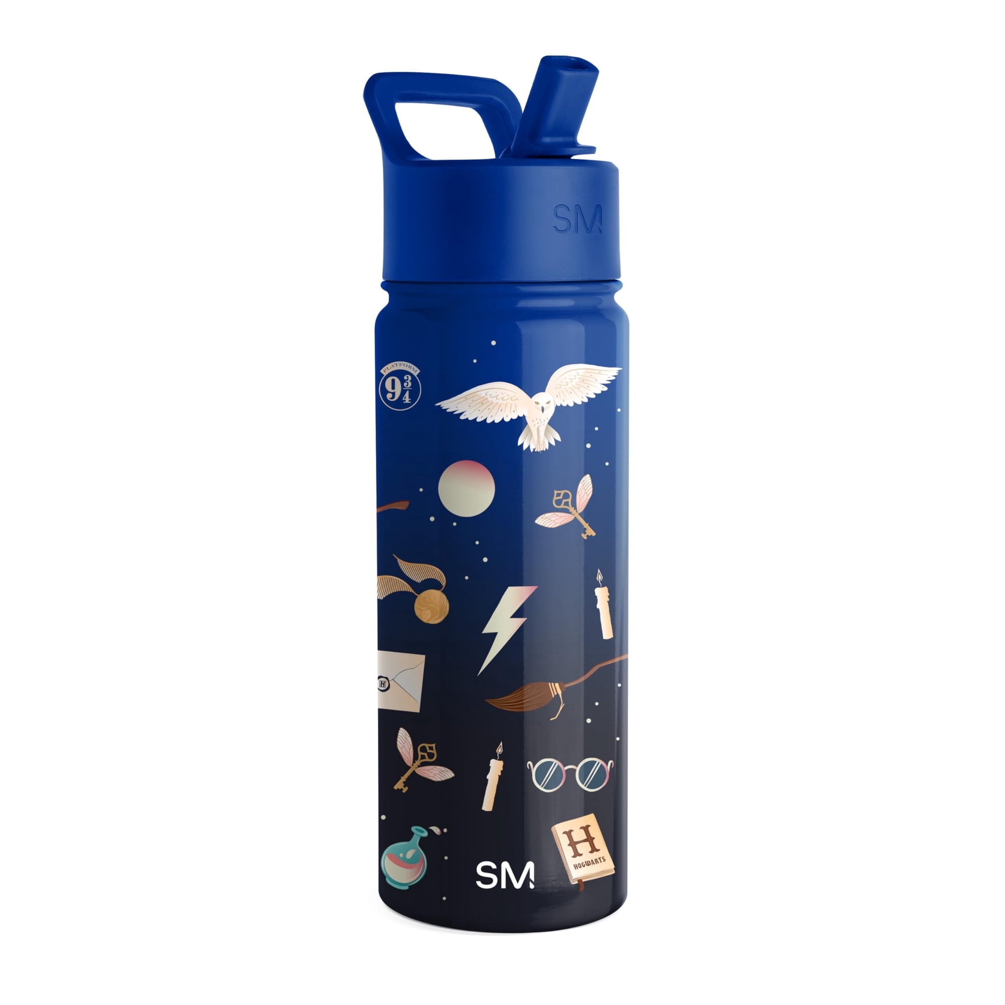 Simple Modern - Botella De Agua Sencilla Y Moderna De Harry Potter Kids De 530 Ml Con Pajita