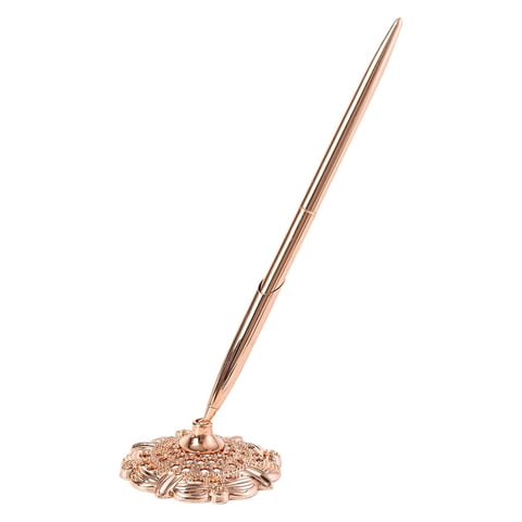 Bothyi - Bolígrafo De Registro De Boda, Bolígrafo De Invitados De Moda Para Centro De Mesa De Fiesta De Compromiso, Oro Rosa