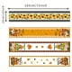 thumbnail image 4 of 1pc Thanksgiving Table Runner, Buffalo Plaid Pumpkin Dwarf Sunflower Kitchen Dining Decoration, Vintage Seasonal Fall Harvest Farmhouse Table Runner, Tea Table Cabinet Cover Cloth, Gift, Holiday Decor, 4 of 5