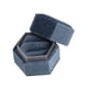 thumbnail image 3 of Caja De Anillo Caja De Regalo Empaquetado De Joyería Caja De Regalo Hexagonal Para Propuesta Gris Azul, 3 of 5