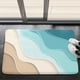 thumbnail image 2 of 1pc Abstract Beach Printed Bath Rug, Soft Non-Slip Absorbent Bath Mat, Shower Carpet For Home Bathroom Living Room Bedroom, Bathroom Accessories, Home Decor, 2 of 4