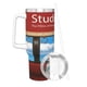 thumbnail image 3 of Studio Ghibli Vaso aislado de acero inoxidable con asa, diseño temático, regalo para familia, amigos y fans; incluye pajita y encaja en el portavasos estándar, 40 oz, 3 of 6