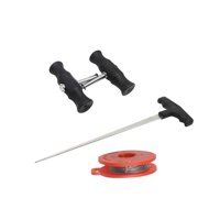 Ioensy - Kits De Herramientas De Eliminación De Vidrio De Parabrisas Automático Con Alambre De Acero Premium Con Manijas 4 Piezas