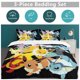 thumbnail image 5 of Eevee Bed Duvet Cover Funny Anime Cartoon Bedding Sets Lightweight 3 Piece Comforter Sets, 5 of 5