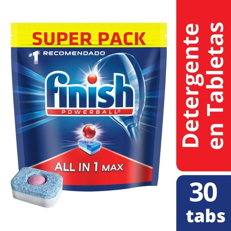 Finish - Detergente En Tabletas Para Lavavajillas