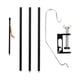 thumbnail image 5 of Soporte Para Linterna De Camping Con Abrazadera De Mesa Y Estaca Para Actividades Al Aire Libre, Senderismo, Color Negro, 5 of 5