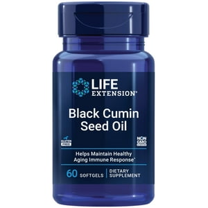 Aceite De Semillas De Comino Negro Life Extension, 500 Mg, A