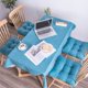 thumbnail image 2 of Xiao Hua Cojín Delgado Azul para Silla de Comedor -1 Pieza, Cojín de Encaje Acolchado Que Reduce la Presión, Cojín Antideslizante para Silla de Comedor para Sala de Estar Silla de Ocio, 15.75 X, 2 of 4