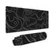 thumbnail image 1 of Alfombrilla de ratón para juegos BEYIMEN Topographic Contour Black XL, 1 of 8