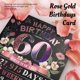 thumbnail image 2 of Tarjeta de Cumpleaños Aiunmiol 3D Pop‑Up 60 años Rosa, 2 of 7