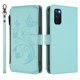 thumbnail image 2 of Funda Cartera Mariposa para [Samsung Galaxy S20] con Soporte y Cremallera Verde menta, 2 of 6