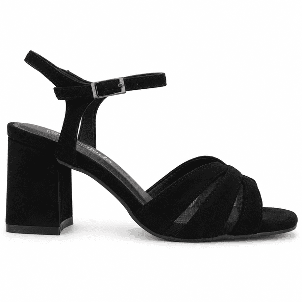 Sandalia Negro Mujer Casual Chalada Vendra