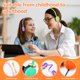 thumbnail image 5 of Auriculares ZXQZYM USB‑C para niños, paquete de 10 unidades, 5 of 7