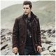 thumbnail image 2 of Chaqueta de Cuero Genuino Caballeros Hombre Moda Importada, 2 of 3