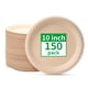 thumbnail image 1 of Platos de papel compostables RACETOP, 10 pulgadas, 150 unidades, 1 of 9