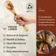 thumbnail image 5 of Set de utensilios de madera WOODLANDS USA de bambú, 6 piezas, 5 of 9