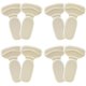 thumbnail image 1 of Taloneras antideslizantes zapatos holgados 4 pares beige protección ampollas dolor alivio, 1 of 7
