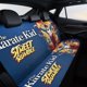 thumbnail image 4 of Karate Kid-theme Car Rear Seat Covers Back Elastic Flexible Car Seat Covers Decorative Fits Most Cars 120x59x76cm, 4 of 6