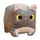 thumbnail image 1 of Cojín De Juguete De Felpa Para Gato, Juguete De Gato De Peluche Lindo Para Niños Y Niñas, Regalo De Vacaciones, Gris, 1 of 3