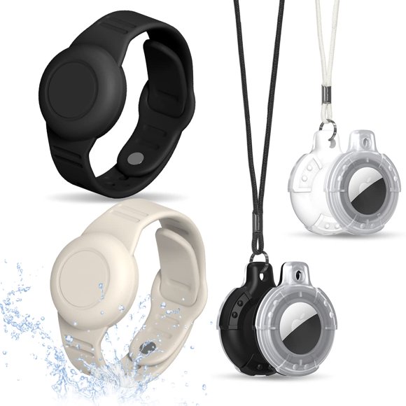 Pulsera y collar impermeables AirTag Case TOLUOHU para niños