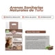 thumbnail image 2 of Arena Sanitaria Aglutinante Vip Cat Tofu 2,5 Kg. - Café, 2 of 4