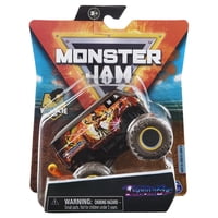Coche Fundido A Presión Monster Jam Wheelie Bar 1:64 Thunder Bus