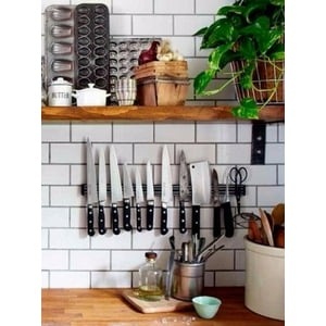 Genérico - Pack De 6 Barra Magnética Imán 50 Cm Cuchillos Herramientas