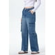 thumbnail image 2 of Jeans Mujer Bolsillo Calce Recto Azul, 2 of 4