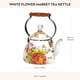 thumbnail image 4 of Hervidor de té MACKENZIE-CHILDS Esmalte Flower Market 2.0 L blanco, 4 of 6