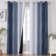 thumbnail image 1 of Cortinas blackout azul marino y blanco grisáceo para sala de estar, 1 of 3
