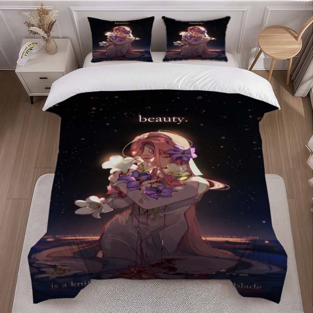 Beauty is the Blade" Themed Bedding Set Soft and Comfortable for All Seasons - Ideal Home & Bedroom Decor