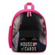 thumbnail image 1 of House of Cards Mochila Escolar para Niños y Niñas, Mochila Infantil Ligera de Alta Calidad, Grande y Duradera ROSA, 1 of 6