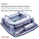 thumbnail image 1 of 3D Puzzle Model Football Soccer Field Model Souvenirs Paper Jigsaw Model Gift For Fans, 1 of 3