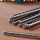 thumbnail image 2 of Upgrade Your Dining Experience with 5 Pairs of Premium Reusable Metal Stainless Steel Chopsticks - Lightweight, Easy to Use and Dishwasher Safe!, 2 of 5